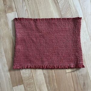 pink velvet tube top